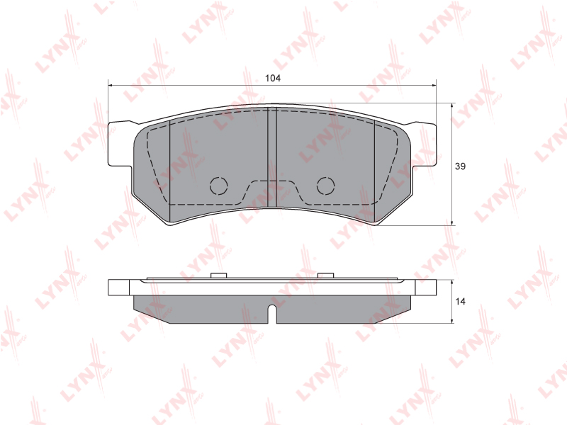 Колодки тормозные дисковые  зад CHEVROLET	 LACETTI