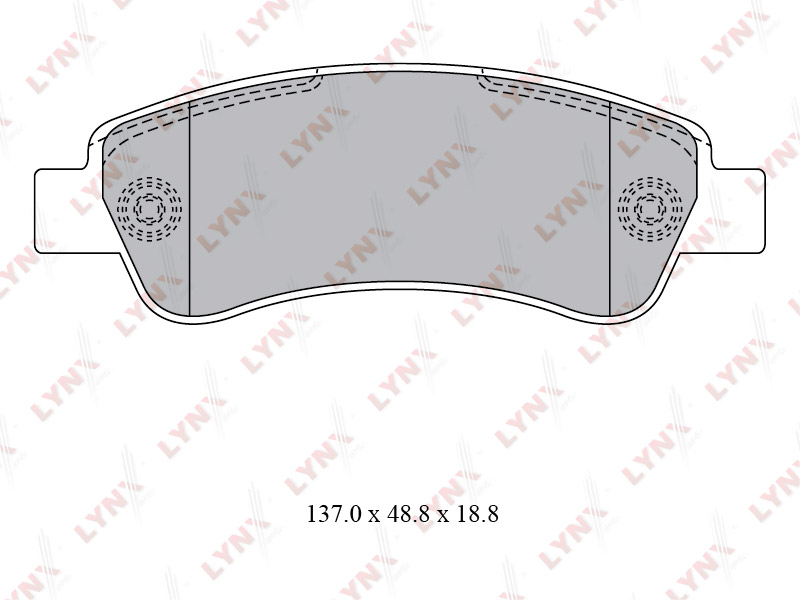 Колодки тормозные дисковые  зад  LCV CITROEN	 JUMPER