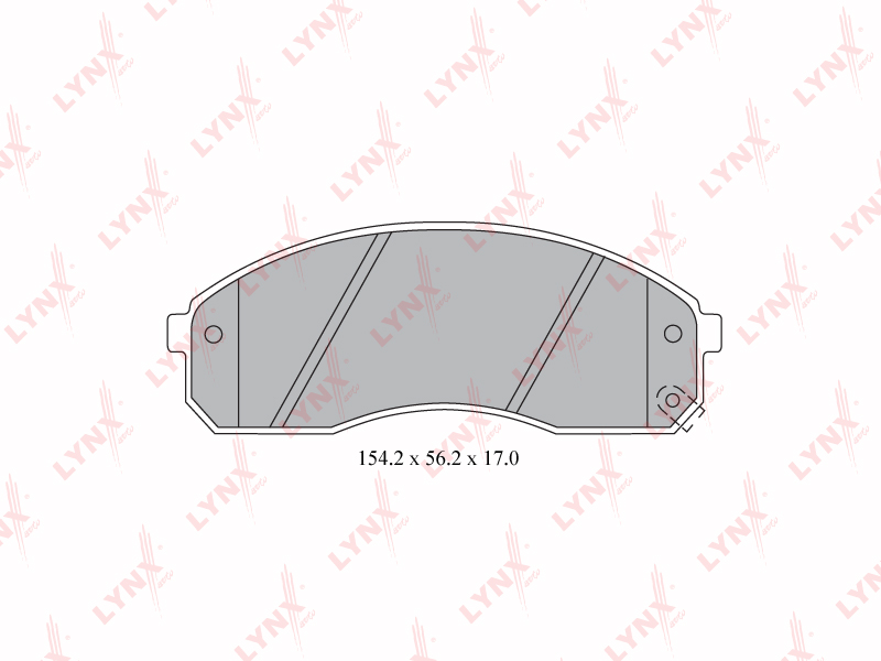 Колодки тормозные дисковые  перед KIA	 CARNIVAL I