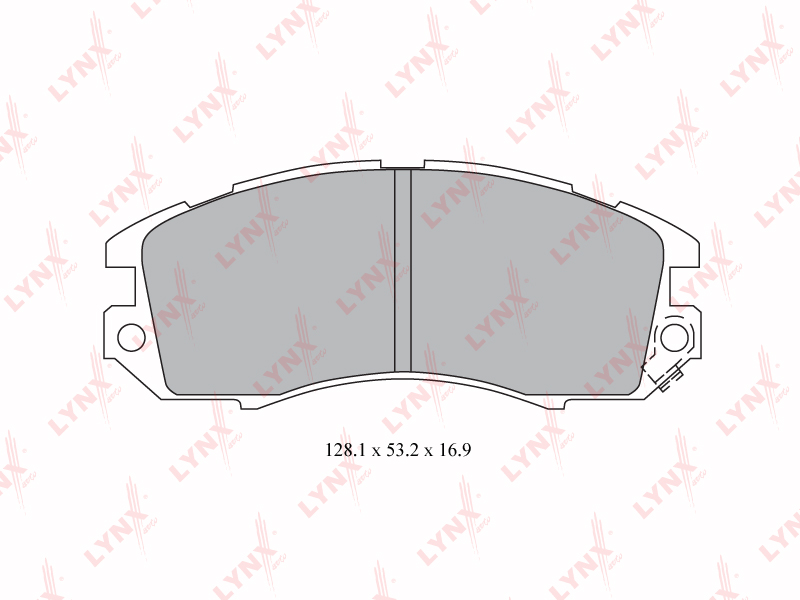 Колодки тормозные дисковые  зад SUBARU	 IMPREZA