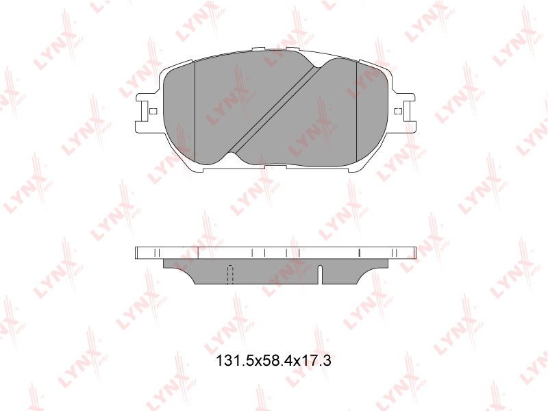 Колодки тормозные дисковые  перед DAIHATSU	 ALTIS