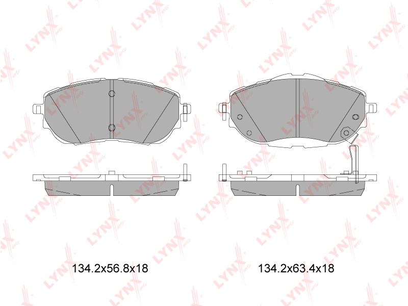 Колодки тормозные дисковые  перед TOYOTA	 AURIS