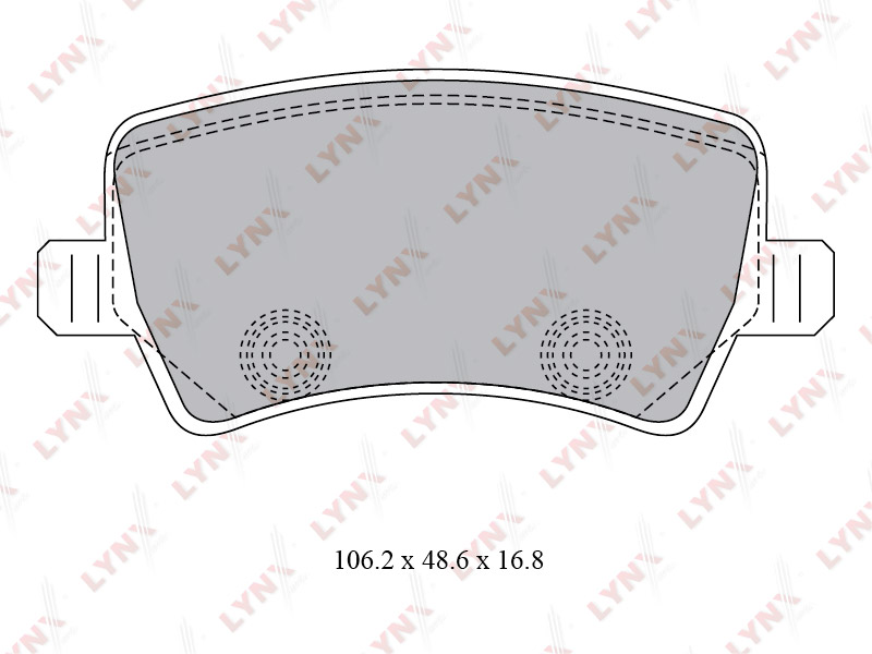 Колодки тормозные дисковые  зад FORD	 GALAXY
