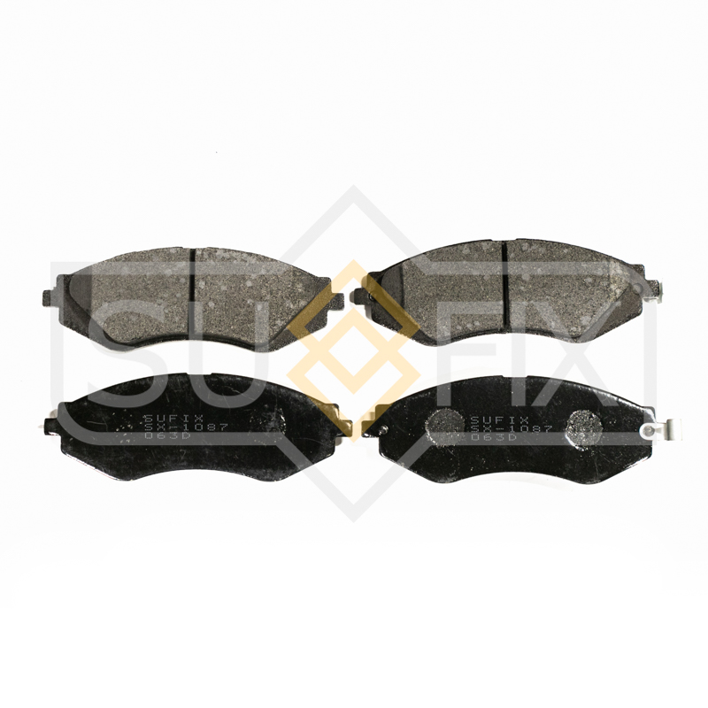 Колодки тормозные дисковые  перед правлев CHEVROLET	 AVEO