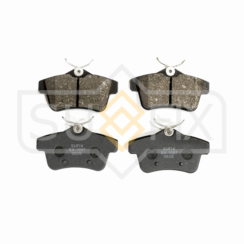 Колодки тормозные дисковые  зад правлев CITROEN	 C4