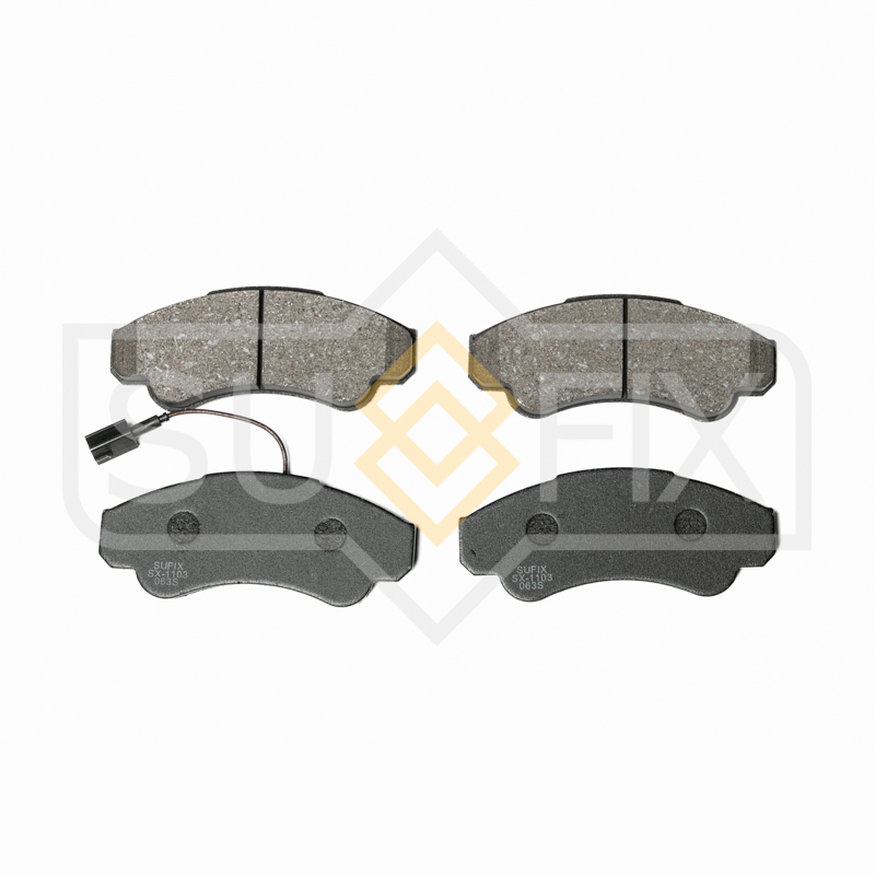 Колодки тормозные дисковые  перед правлев  LCV CITROEN	 JUMPER