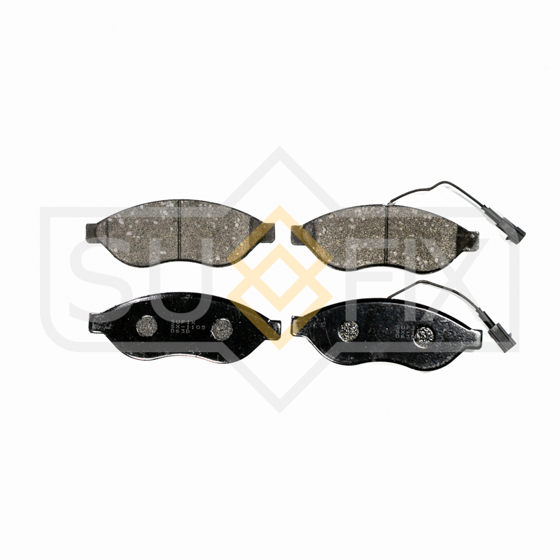 Колодки тормозные дисковые  перед правлев  LCV CITROEN	 JUMPER