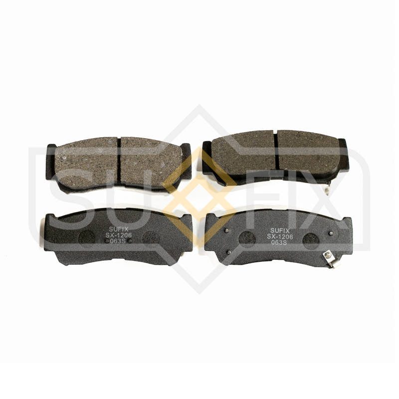 Колодки тормозные дисковые  зад правлев HYUNDAI	 H-1 / STAREX