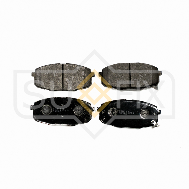 Колодки тормозные дисковые  перед правлев HYUNDAI	 i30