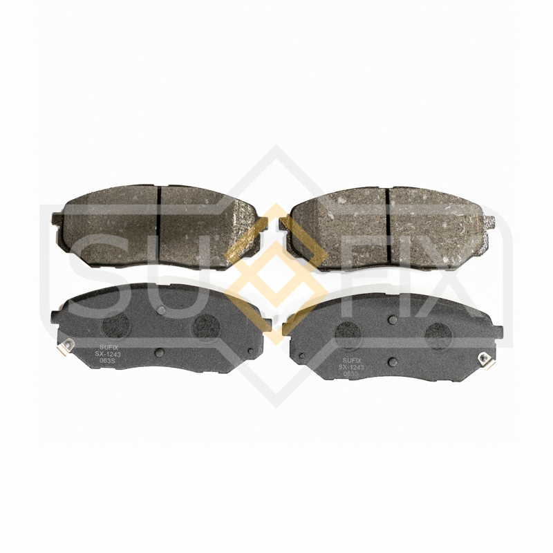 Колодки тормозные дисковые  перед правлев HYUNDAI	 SANTA FE