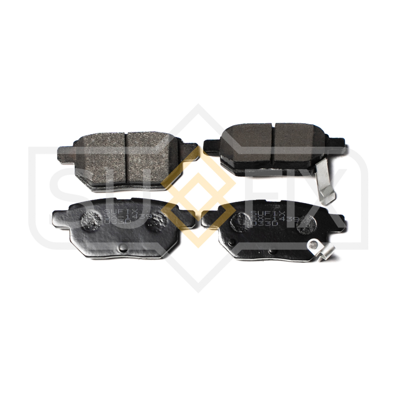 Колодки тормозные дисковые  зад правлев GREAT WALL	 HOVER