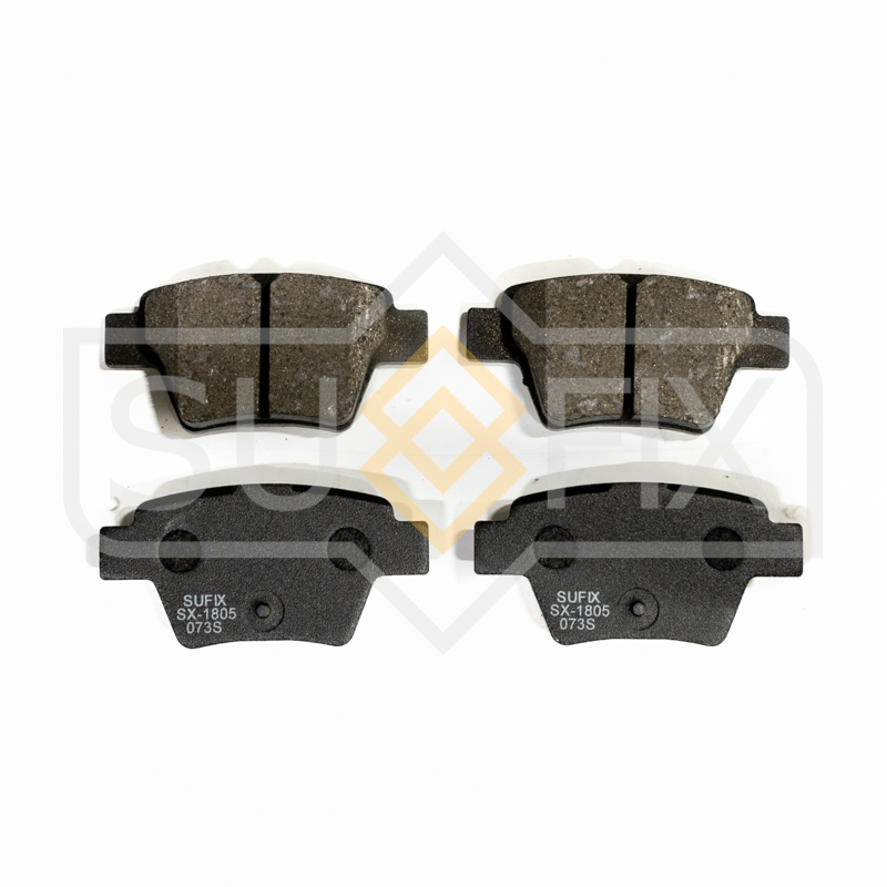 Колодки тормозные дисковые  зад правлев CITROEN	 C4